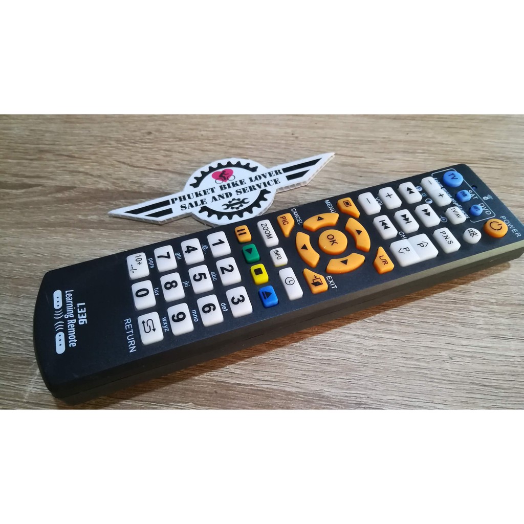 รีโมทย์ทีวี เครื่องเสียง ใช้ได้กับทุกยี่ห้อ Universal Smart Remote Controller+ Learn Function For TV CBL DVD SAT