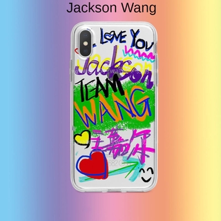 【พร้อมส่ง】GOT7 เคสและซองมือถือ เคสฝาพับ Jackson Wang เคสซิลิโคน Graffiti