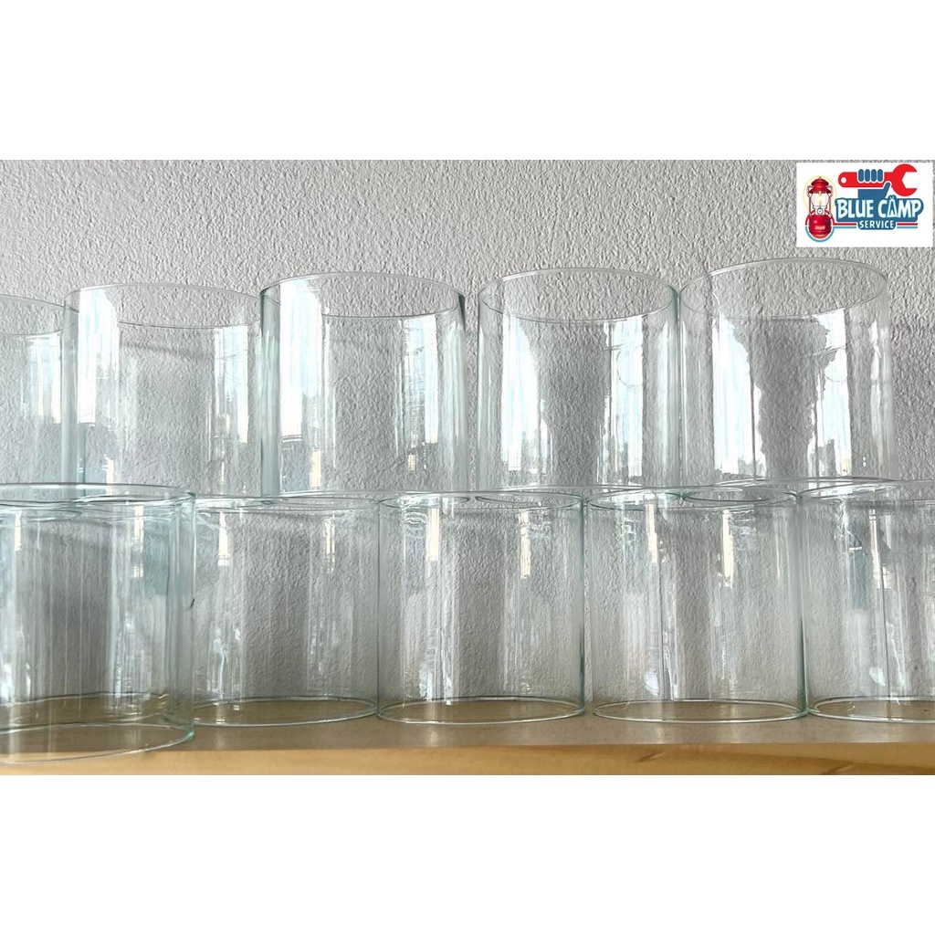 โป๊ะแก้วตะเกียงเจ้าพายุหรือตะเกียง Coleman แบบใสไม่ตีตรา 2 ขนาด