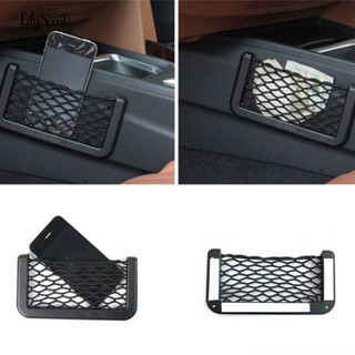 Durable Hollow Mesh Self-Adhesive Car Pocket  Pouch