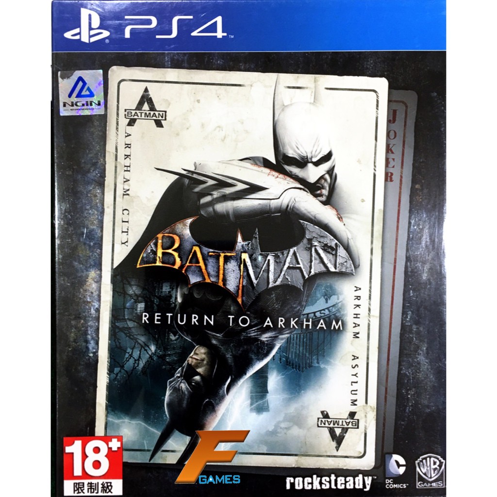 PS4 Batman: Return to Arkham (Zone3/Asia)( English ) แผ่นเกมส์ ของแท้ มือหนึ่ง มือ1 ของใหม่ ในซีล