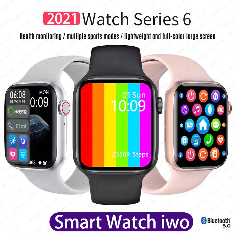 2021 Original IWO Series W26 SE Smart Watch 6 Men Women Smartwatch Sports Fitness Bracelet For Xiaomi iPhone Apple Band