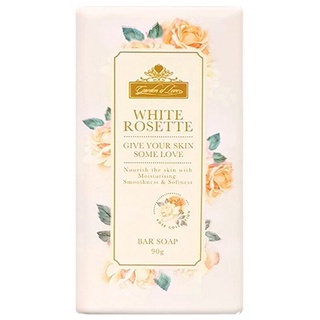 Free Delivery Garden of Love Bar Soap White Rosette 90g. Cash on delivery