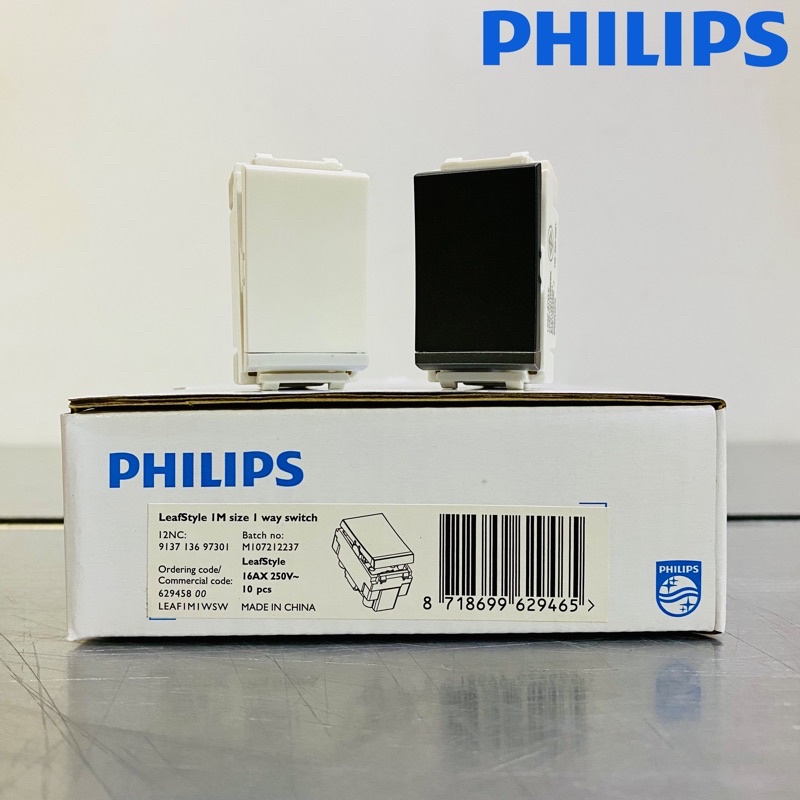 PHILIPS สวิตช์ทางเดียว 1way switch รุ่น Leaf Style