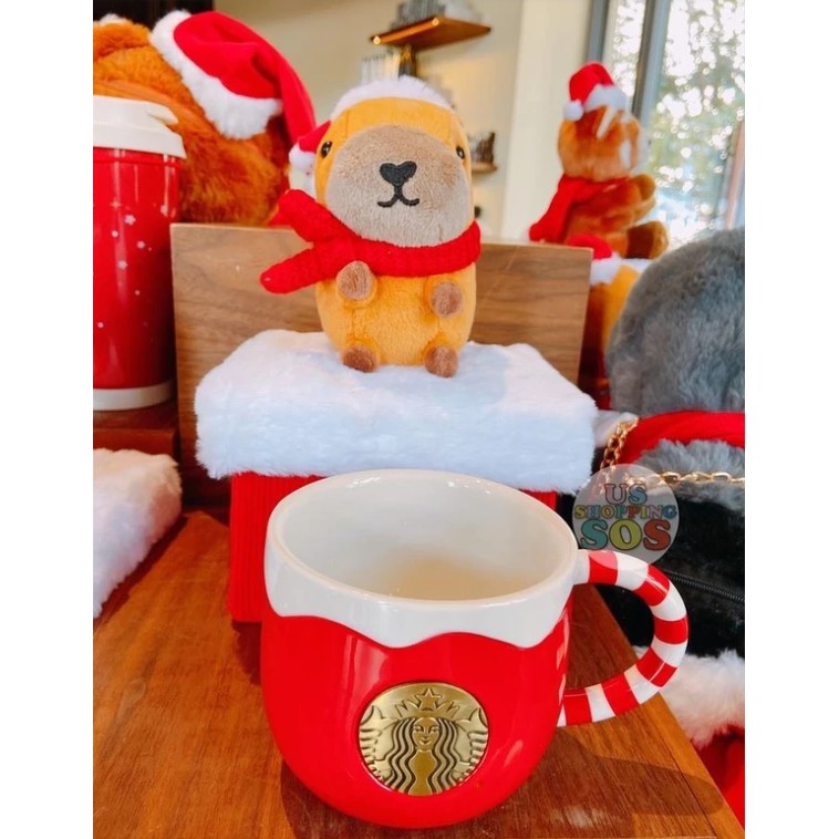 Starbucks China - Christmas Time 2020 holidays candy cane mug พร้อมกล่อง