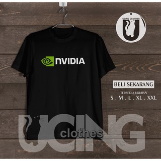 เสื้อยืด พิมพ์ลายโลโก้ Nvidia 2