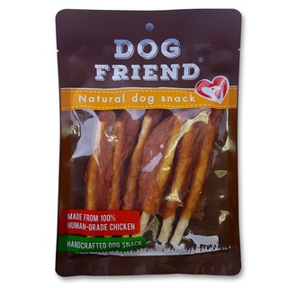 Dog Friend ขนมสุนัข สันในไก่เสียบครั้นชี่สติ๊ก 6 ชิ้น  x 2 ซอง