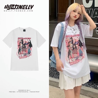 เสื้อยืดทุกวันdailyเสื้อสตรีท Lisa BlackpinkSto5XL