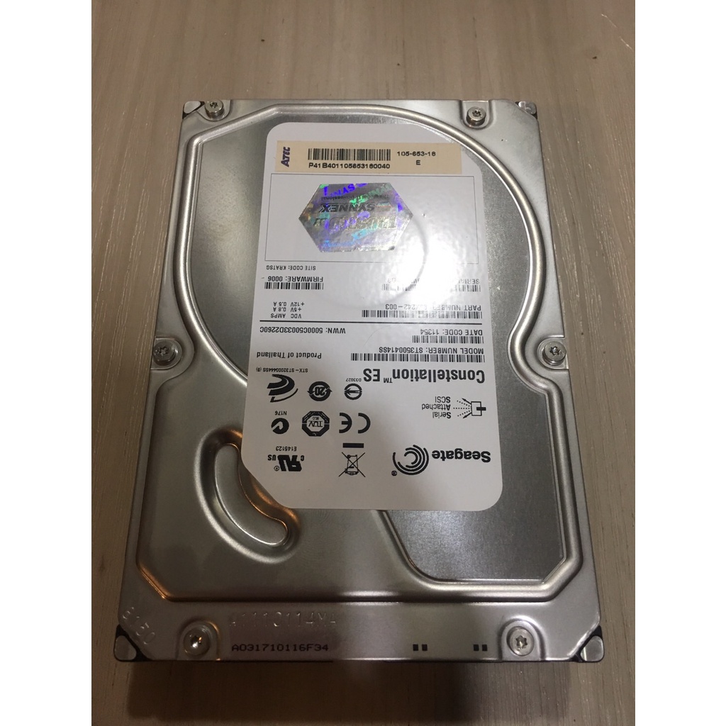 HDD SAS 500GB Seagate - Model ST350041488 ฮาร์ดดิส สำหรับ server หรือ ฐานข้อมูล