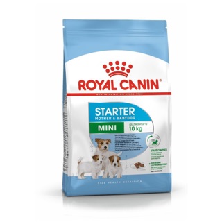 Royal canin Mini starter 1kg  อาหารแม่สุนัข และลูกสุนัขพันธุ์เล็ก ชนิดเม็ด MINI STARTER 1กก