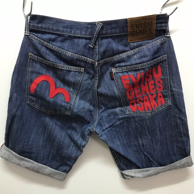Evisu ขาสั้นมือ2 size33-34