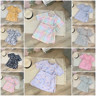 (พร้อมส่ง) ชุดเซต 2ชิ้น เสื้อ+กางเกงกระโปรง น่ารัก ใส่สบาย🌈