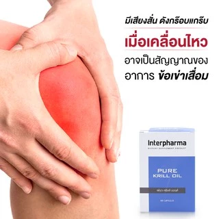 Pure Krill Oil น้ำมัน Krill สสกัด DHA สูง ลดสะสมไขมันหลอดเลือด เพิ่มคอลลาเจน เสริมการทำงานของสมองโดย Interpharma