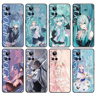 เคสโทรศัพท์มือถือ ซิลิโคนนุ่ม ลายการ์ตูน Hatsune Miku สําหรับ Realme GT Neo 2 3