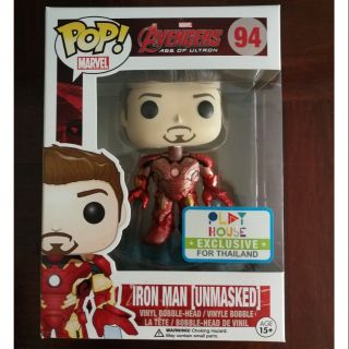 Iron man (unmasked) funko pop marvel avengers