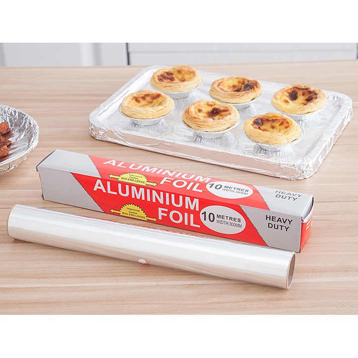 ฟอยล์ห่ออาหาร ยาว10 เมตร (Aluminium Foil) | Shopee Thailand