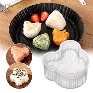 Onigiri ชุดแม่พิมพ์กดอาหารญี่ปุ่นแม่พิมพ์ซูชิแม่พิมพ์อุปกรณ์ครัว Diy