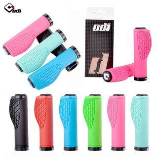 Odi Mtb จักรยานพับ Grips 22.2mm จักรยาน Handlebar Grip Shock-absorbing จักรยานจับบาร์ Grip อลูมิเนียมแหวนล็อค