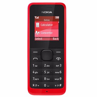 โทรศัพท์มือถือโนเกีย ปุ่มกด NOKIA 105 (สีแดง)  3G/4G  รุ่นใหม่ 2020