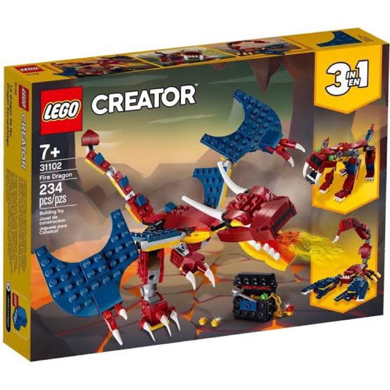 LEGO Creator 31102 Fire Dragon ของใหม่ ของแท้💯