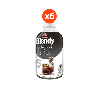 Blendy Café Black เบลนดี้ คาเฟ่แบล็ค 280 มล. x 6 ขวด