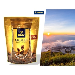 ทชิโบ โกลด์ ซีเล็คชั่น กาแฟนำเข้า จากเยอรมัน 150 กรัม  Tchibo Gold Selection Instant Coffee 150g