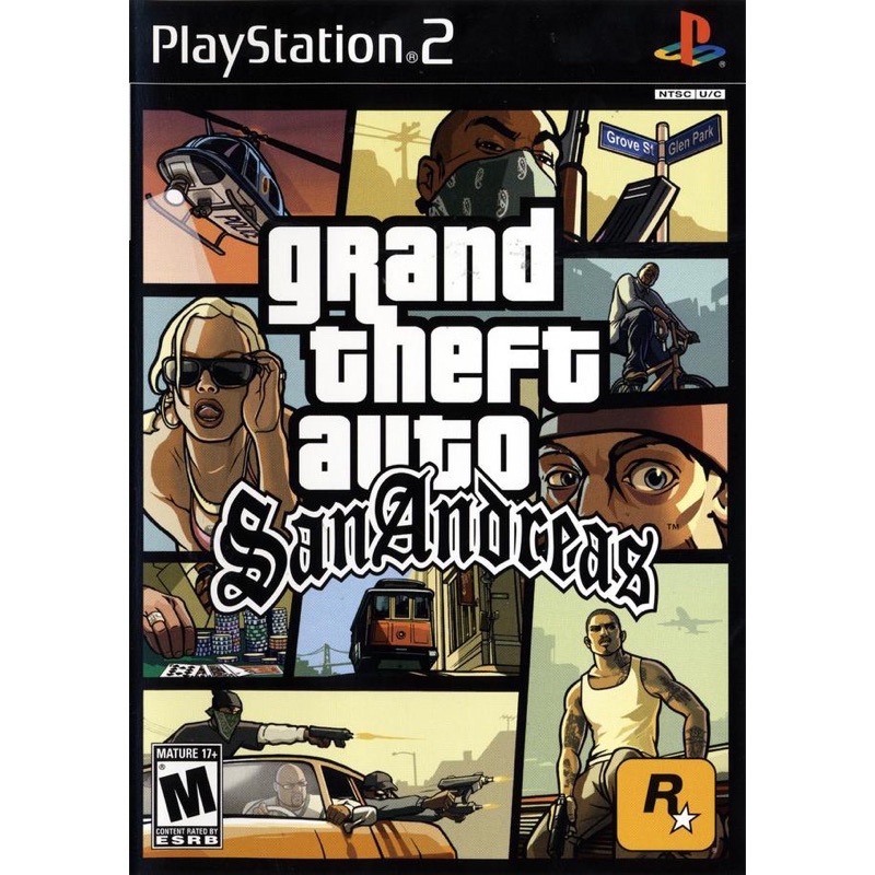 แผ่นเกมส์ GTA San Andreas สนุกๆ