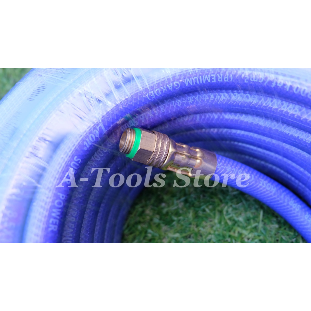 สายพ่นยา 7ชั้น 50เมตร LEON [มีฟรียอย ลดปัญหาสายพันกัน] ทนแรงดัน300บาร์ มีข้อต่อหัวท้ายพร้อมใช้งาน สายพ่นสาร สายฉีดยา - รูปที่ 4