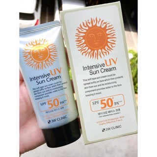 กันแดด3W SPF50PA++นำเข้าเกาหลี ขนาด70ml