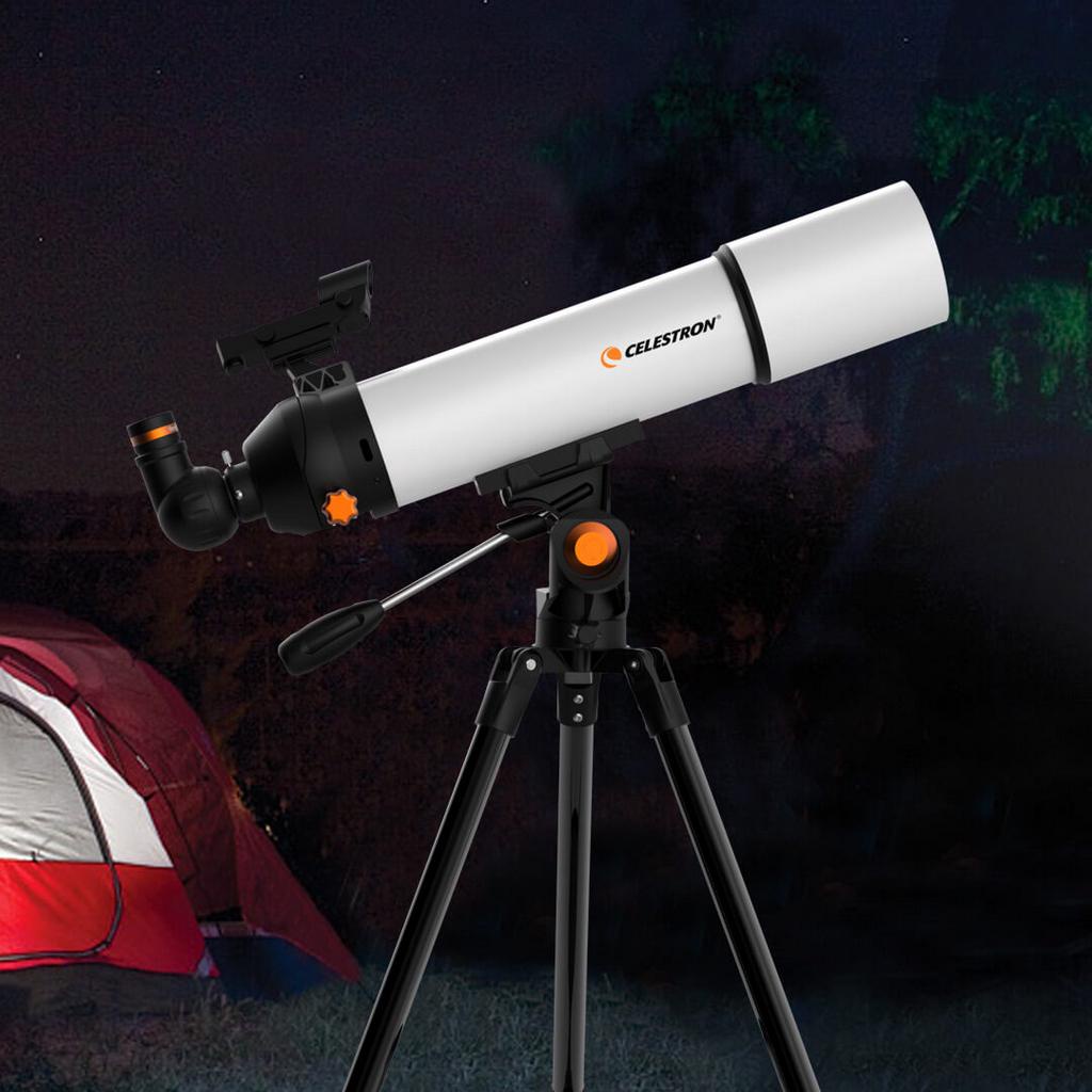 ใหม่ CELESTRON SCTW-80 กล้องโทรทรรศน์ดาราศาสตร์ กล้องส่องทางไกลตาเดียว ซูมได้ HD 80 มม. สีแดง