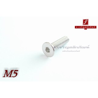 น็อตหัวจมเตเปอร์สแตนเลส M5x20