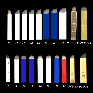 เข็มสักคิ้ว 3d 18 21 14U 15U 16U 18U PCD 50 ชิ้น