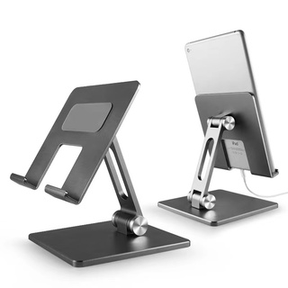 ขาตั้งโทรศัพท์ tablet stand แท่นวางโทรศัพท์มือถือ สมาร์ทโฟน แท็บเล็ต แบบตั้งโต๊ะ อลูมิเนียมอัลลอย แข็งแรง ทนทาน