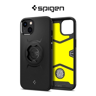 Spigen Gearlock เคส iPhone 13 เคสติดจักรยาน เคสสีดํา ป้องกันการตกกระแทก ระบบติดตั้งในตัว