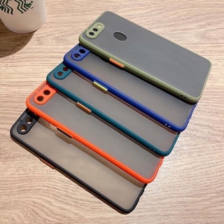 เคสขอบสีOPPO F9/A12/A5s/A15/A31/A53/A5(2020)/A9(2020)คลุมกล้อง