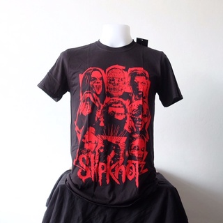 เสื้อยืดฤดูร้อนhotเสื้อวง SLIPKNOT สินค้าลิขสิทธิ์แท้100% S-5XLS-3XL