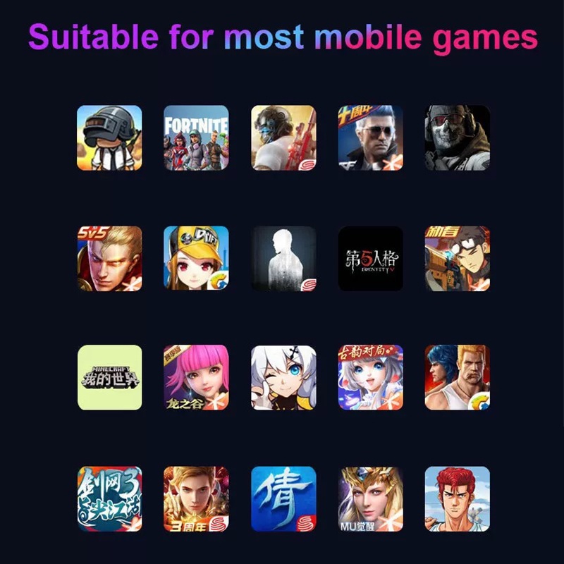 คีบอร์ดเกมมิ่ง PUBG Freefire คีบอร์ดมือถือ แป้นพิมพ์เชิงกล Gaming Keyboard เหมาะสำหรับเล่นเกม คีย์บอร์ดเล่นเกมมือเดียว