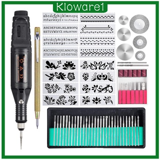 ( Kloware1 ) ชุดเครื่องมือแกะสลักไฟฟ้าแบบใช้สาย Micro Engraver