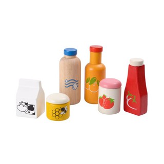 PlanToys 3432 Food &amp; Beverage Set  ของเล่นไม้ชุดเครื่องดื่ม