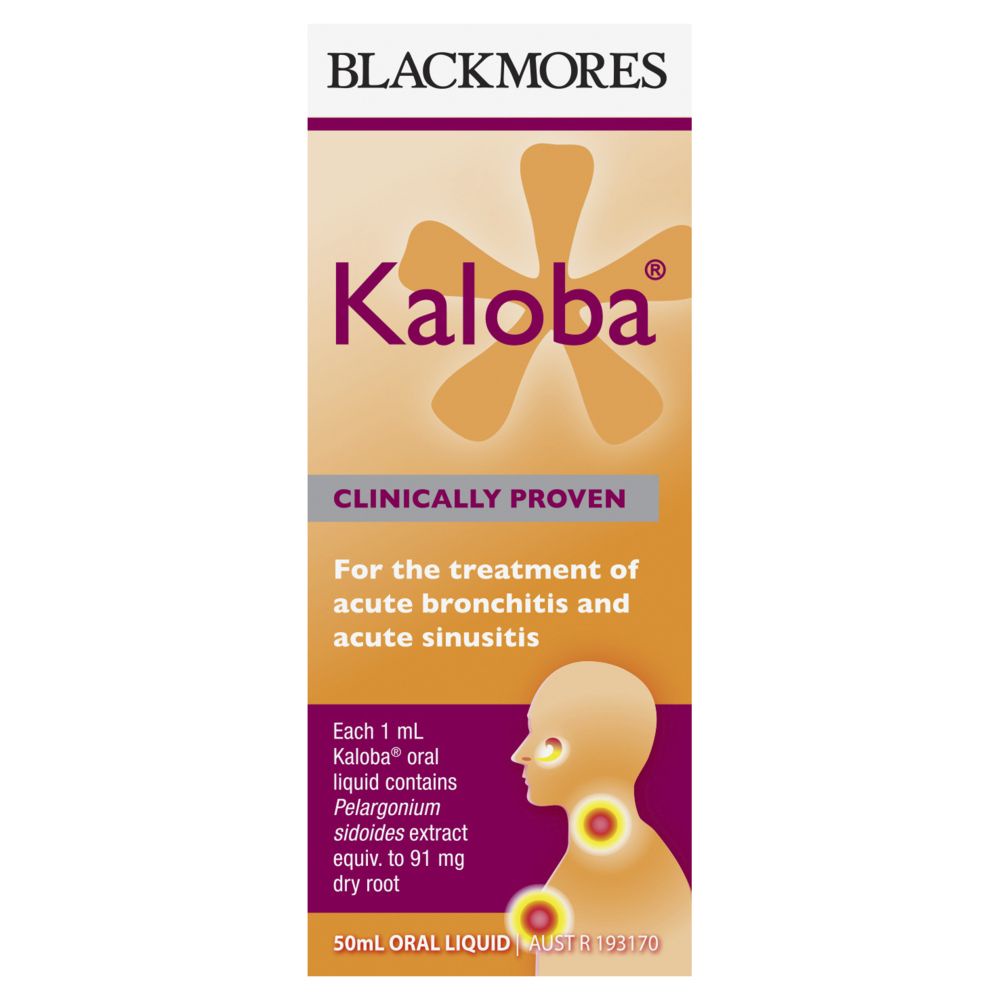 Blackmores Kaloba 50ml หลอดลมอักเสบ