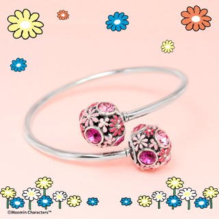 MORESS MOOMIN FLOWER BANGLE PINK