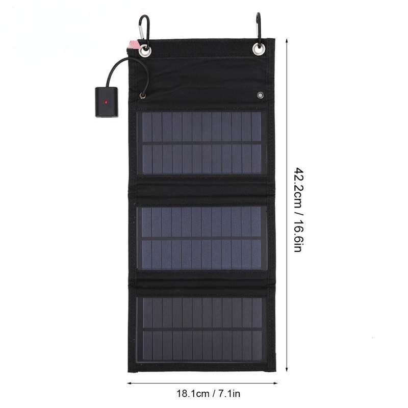 แผงโซลาร์แบบพับได้ (200W/300W),แผงโซล่าเซลล์แบบพกพาพับได้ USB สองช่องใช้กลางแจ้งพับได้สำหรับชาร์จโทรศัพท์รถบ้าน Camping-