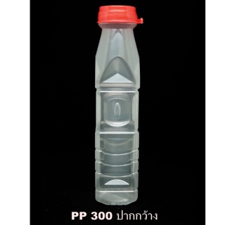 ขวดพลาสติก PP 300cc. ฝากด จำนวน 150 ใบ