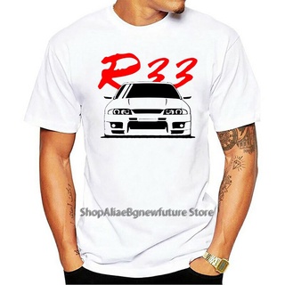 ใหม่ เสื้อยืดลําลอง แขนสั้น พิมพ์ลาย Skyline R33 Gtr Chjbel97Fmikan09 สําหรับผู้ชาย