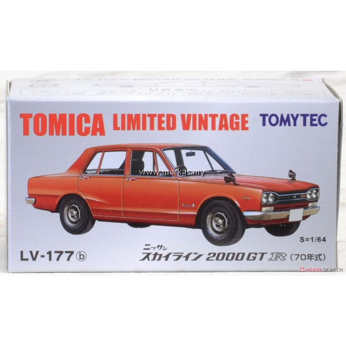 TOMICA LIMITED VINTAGE NEO LV-177B NISSAN SKYLINE 2000GT-R 1970 (สีแดง)