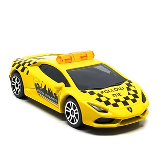 Majorette Lamborghini Huracan Avio LP 610-4 - Airport Service - Yellow Color /Wheels D5S /scale 1/64 (3") no Package