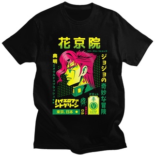 [S-5XL]เสื้อยืดคอกลม แขนสั้น ผ้าฝ้าย 100% พิมพ์ลายกราฟฟิค Jojo Bizarre Adventure Noriaki Kakyoin แฟชั่นญี่ปุ่น สําหรับผู