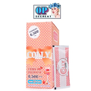 Colly Lycopene Collagen 6500 Mg. คอลลี่ ไลโคปีน คอลลาเจน 6500 มก.(1 กล่อง บรรจุ 15 ซอง แถมฟรี 1 ซอง)