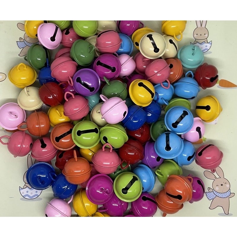 กระดิ่ง ขนาด22 มิล สุ่มสี ราคา 1 บาท พร้อมส่ง