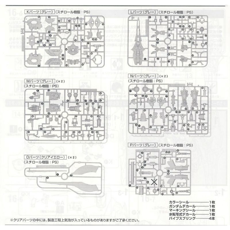 ***อะไหล่*** MG Sinanju GUNPLA EXPRESS